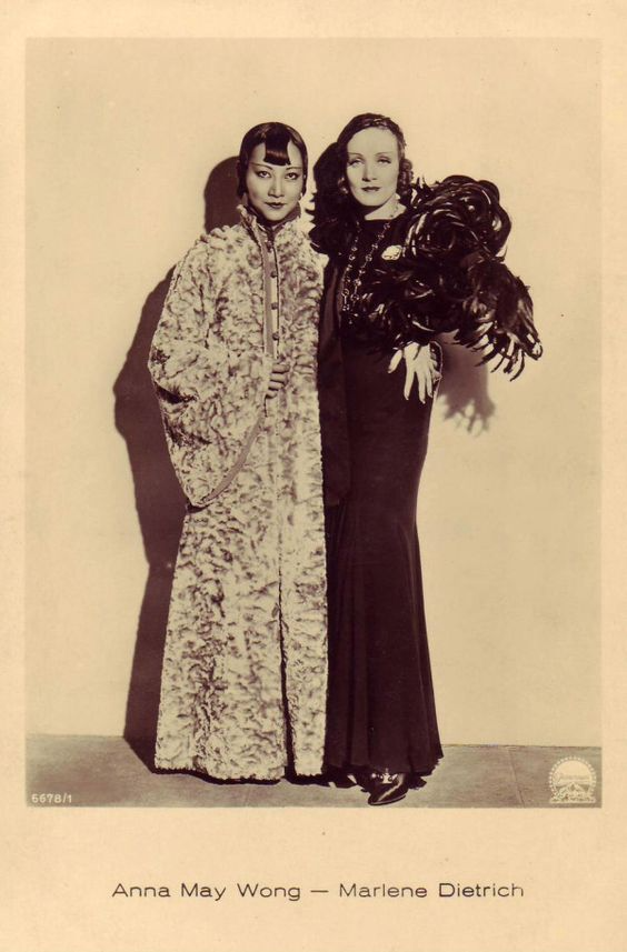 Anna May Wong and Marlene Dietrich on Shanghai Express