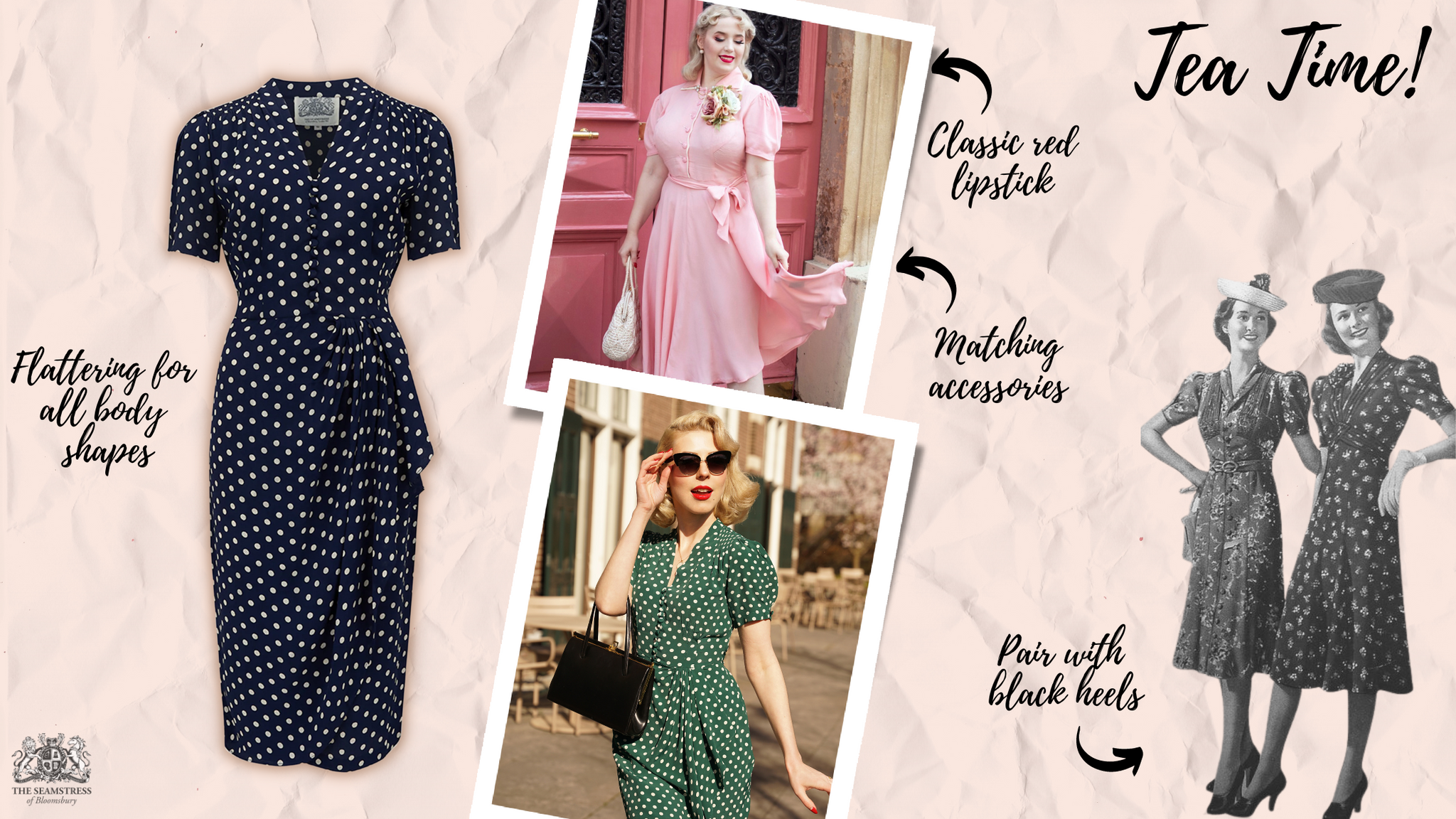 1940s Tea Dress Inspo