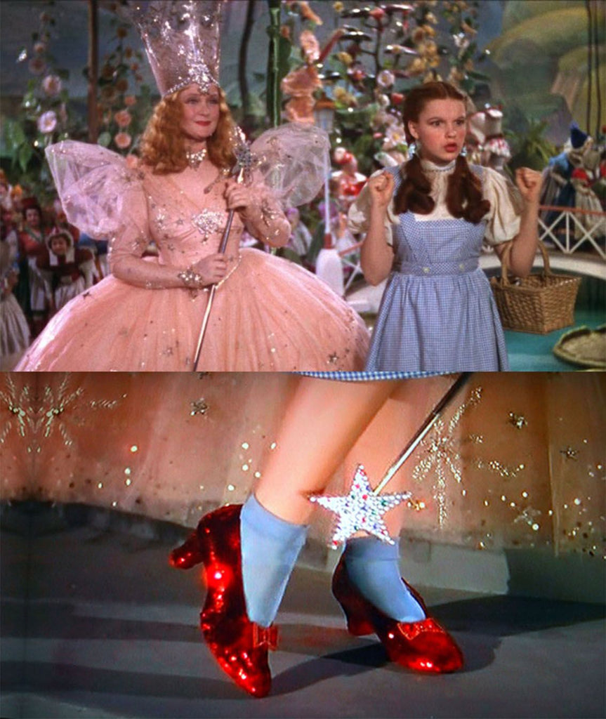 The Wizard of Oz - screenshot showing Dorothy's iconic red slippers