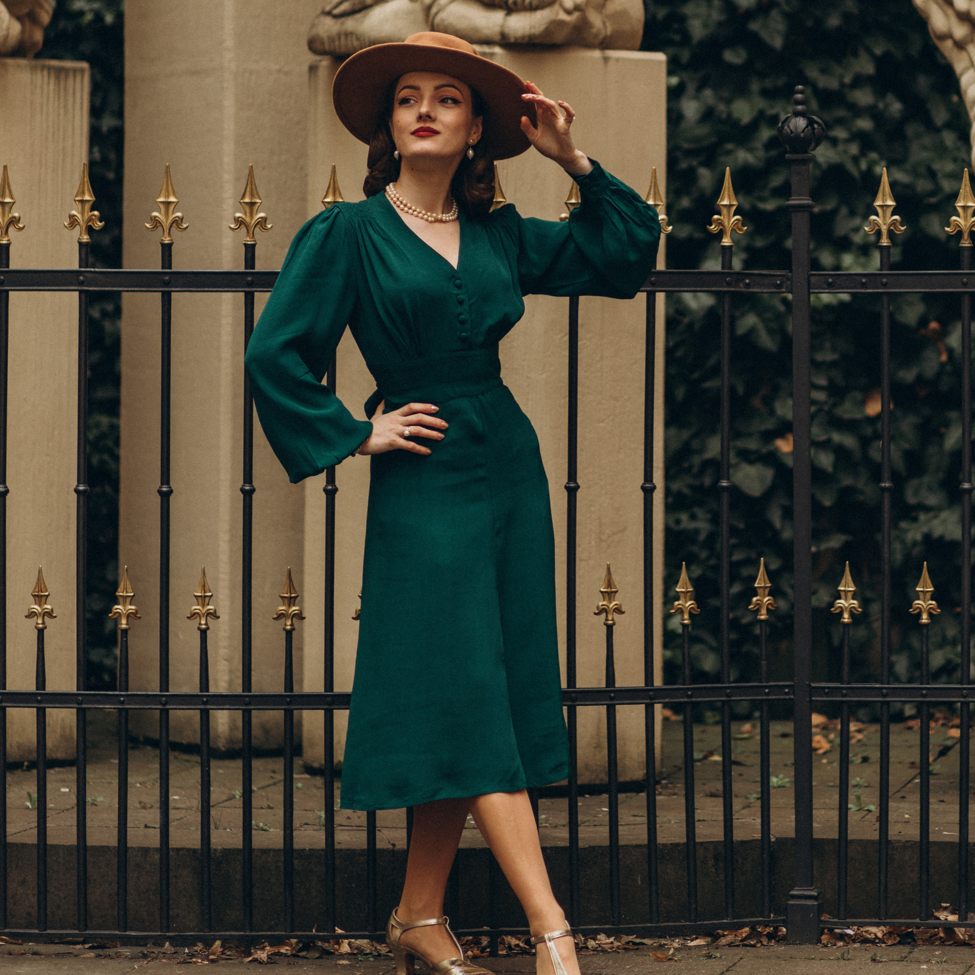Ava Dress | Vintage 1940s Style Dress - The Seamstress of Bloomsbury