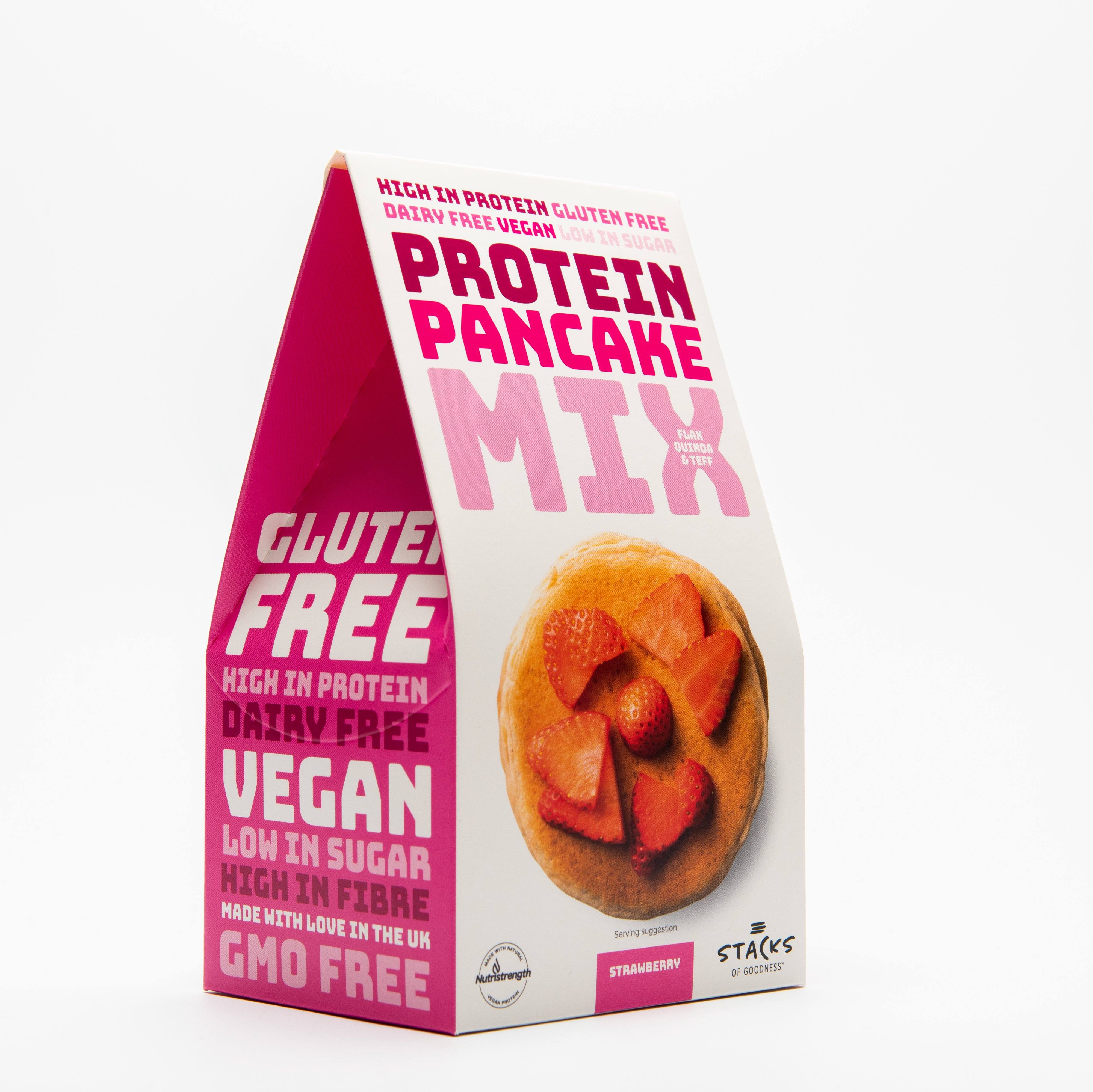 Stacks of Goodness Strawberry Protein Pancake Mix 200g – Sweetpea Pantry