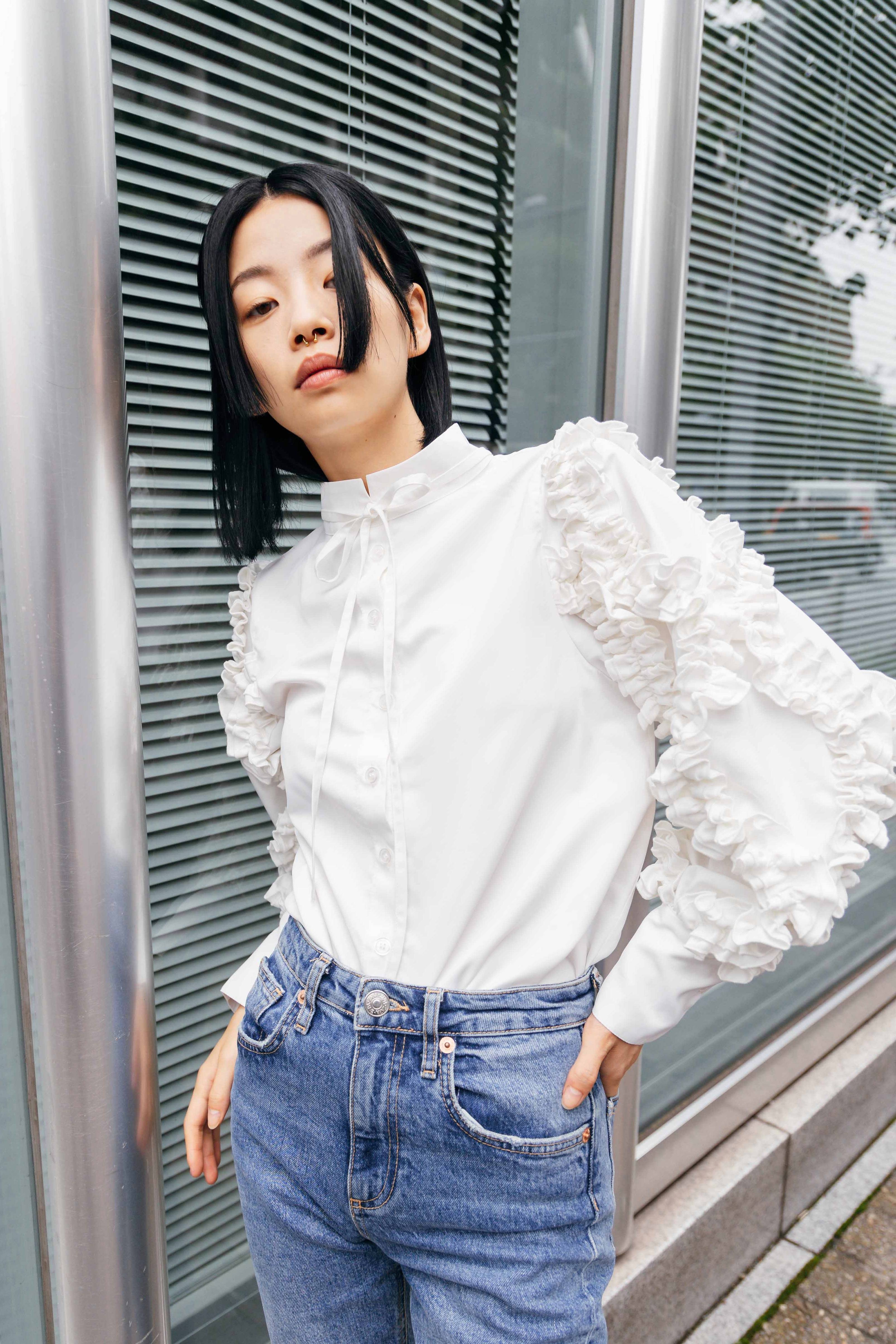 安価 ワタナベ Bibiy. blouse BARBY BARBY FRILL BLOUSE BLOUSE レディース