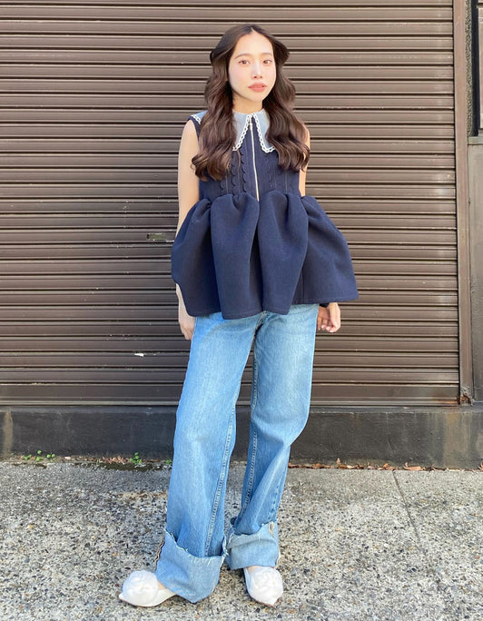 新品Bibiy★NINA SLEEVELESS JACKET似合わないのでお譲りします