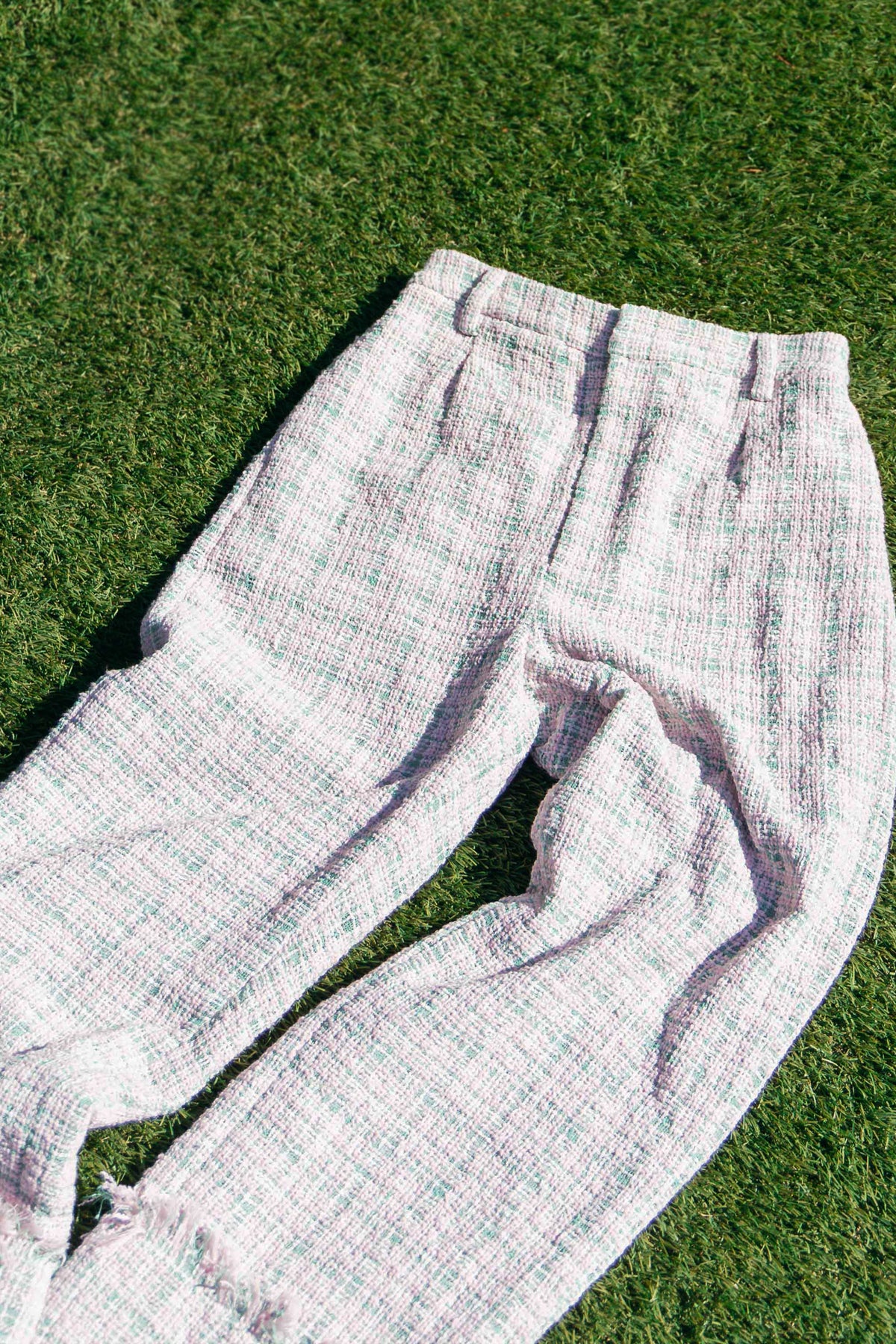 PLAYFUL TWEED PANTS