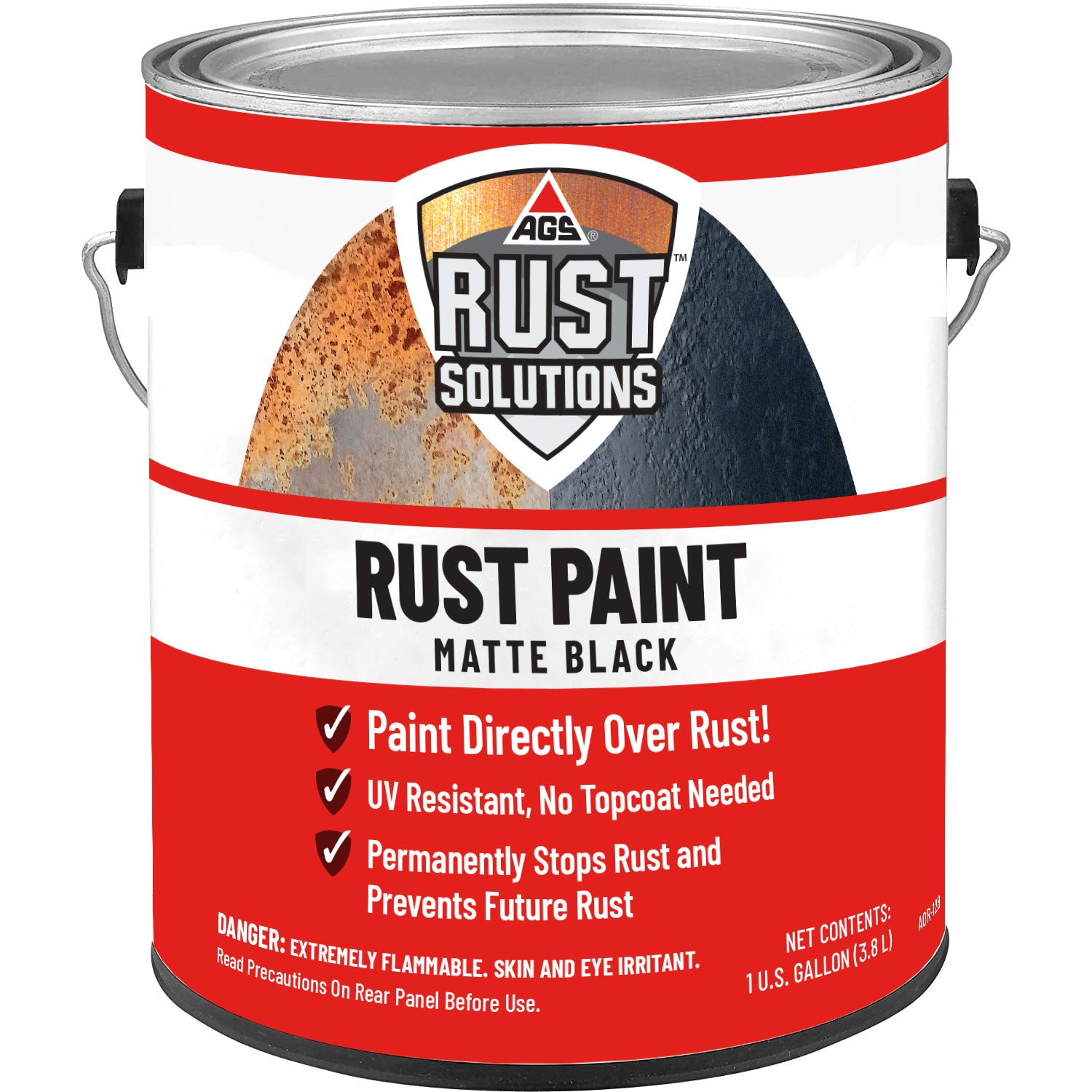 Matte Black Rust Paint - 1 Gallon - Rust Solutions product image