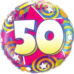 Age 50 to 70 birthday Balloons