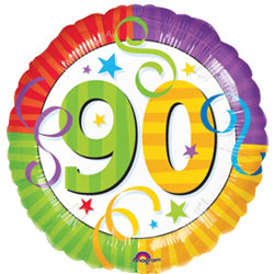 Age 80 - 100 Birthday Balloons