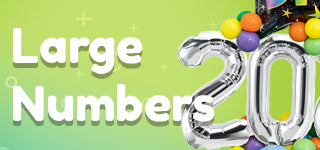 Numbers balloons