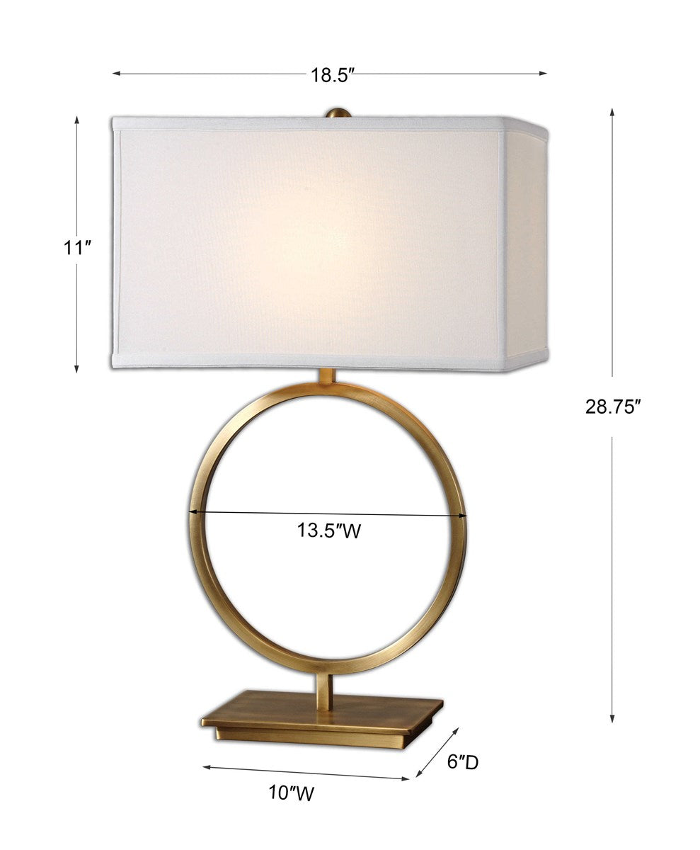 circle base lamp