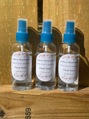 Witch Hazel Cucumber Facial Toner - Southern Handcrafted - Facial Toner Witch Hazel