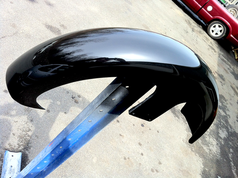 twenty three inch front fender. Composite built by Atomic Autoworks