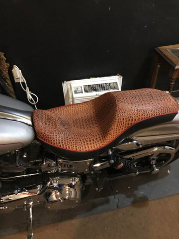 Dyna Wide Glide Custom Motorcycle seat 