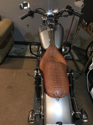 Dyna Wide Glide Custom Motorcycle Seat