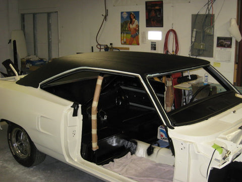 Super Bird Vinyl top install