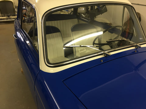 Great looking fiat interior white and blue