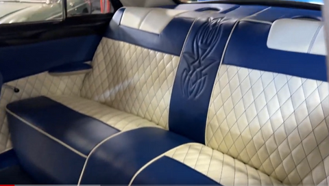 1954 Ford custom interior rear seat