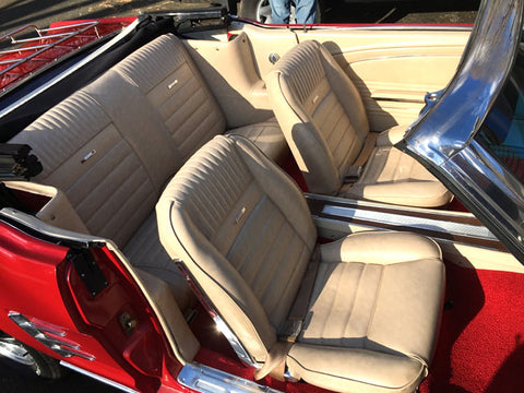 1965 Mustang seat cover intallation and restoration