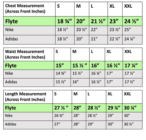Size Guide – Flyte Golf