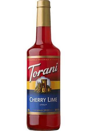 Cherry Lime Syrup Bottle