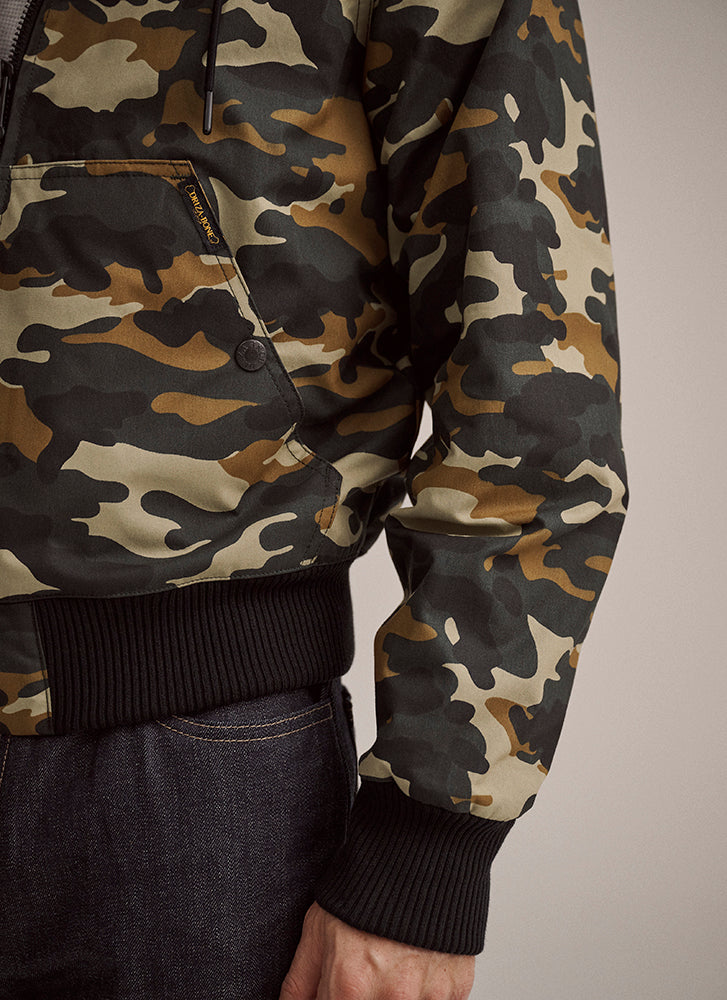 Camo Waxed Bonneville Jacket