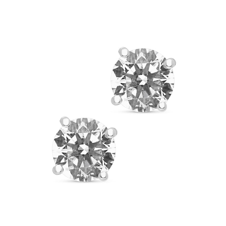 1 Carat Diamond Earrings from CT 1 Series in Gold Plated Sterling Silver –  ShopIndology