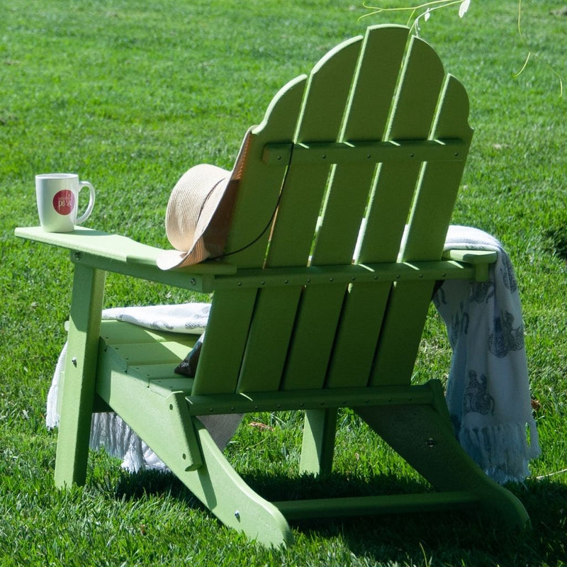 Classic Folding Adirondack Chair By ResinTeak   GreenAdirondackFoldingChairbyResinTeak3 800x800 