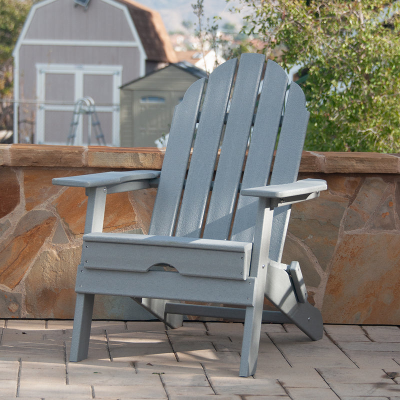 Classic Folding Adirondack Chair By ResinTeak   GreyFoldingbyRT2 800x800 