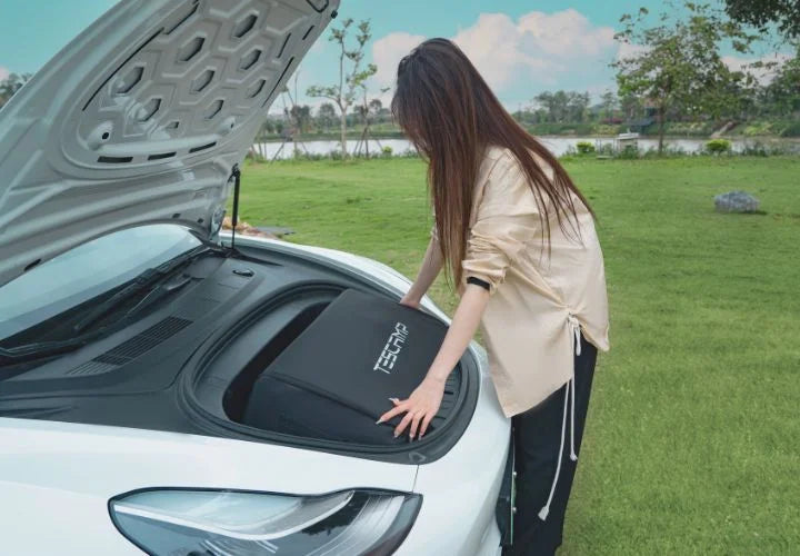 TESCAMP Camping Mattress ONLY for Tesla Model 3 CertiPUR Memory Foam Car  Mattress, Storage Bag & Sheet Provided, Portable, Foldable, Space Saver, in