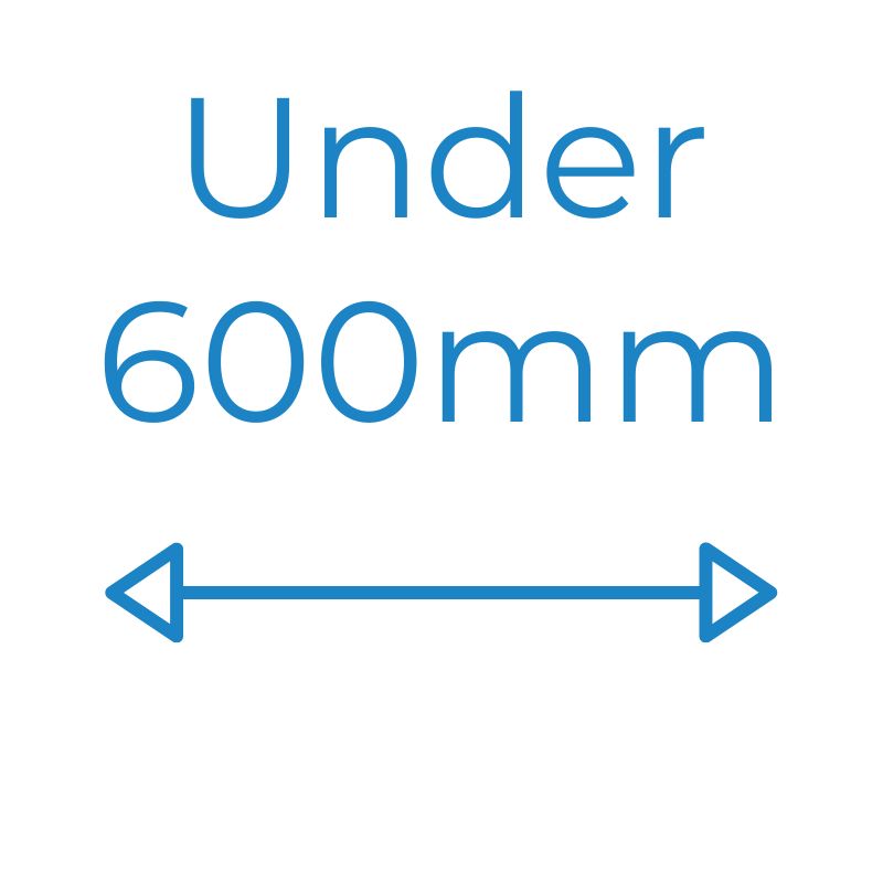 Under 600mm