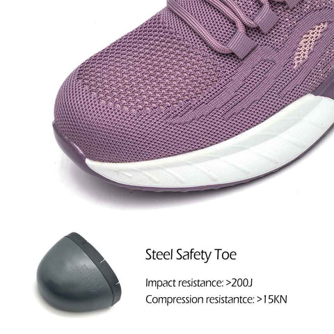 steel toe cap for womens safety work shoes