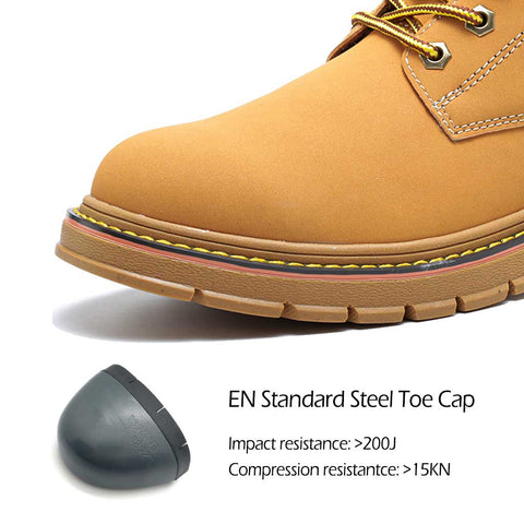 Women's Work Boots with Steel Toe Cap Protection