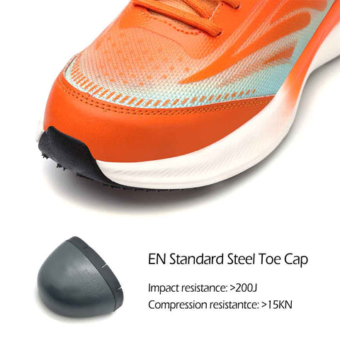 Women's Work Sneaker With CE AN1 Rated Steel Toe Cap