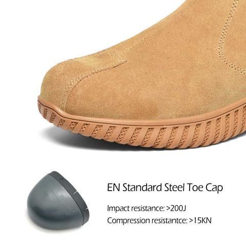Women's Work Boots with Steel Toe Cap Protection