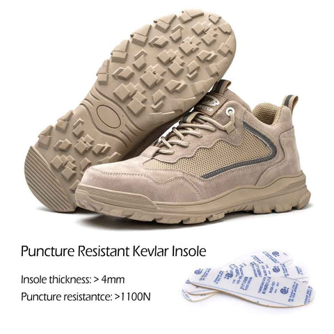 Kevlar puncture resistant insole Safety Work Boots for Women