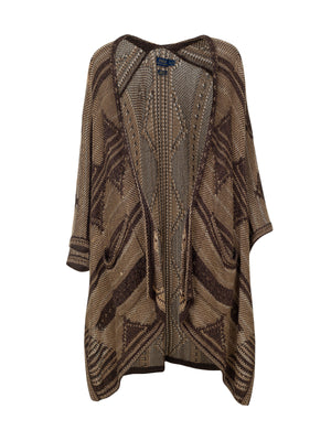 ralph lauren brown cardigan