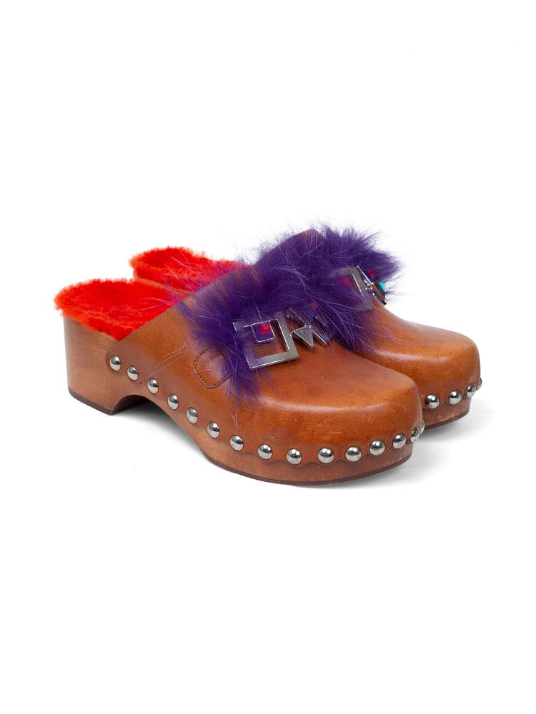 fendi clogs sale