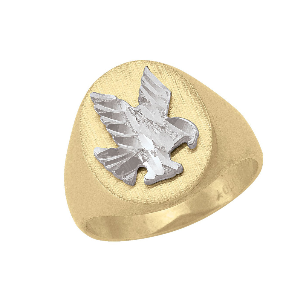 Hallmarked 21.6 Carat Gold Coin Ring Size N. Set with Me… | Drouot.com