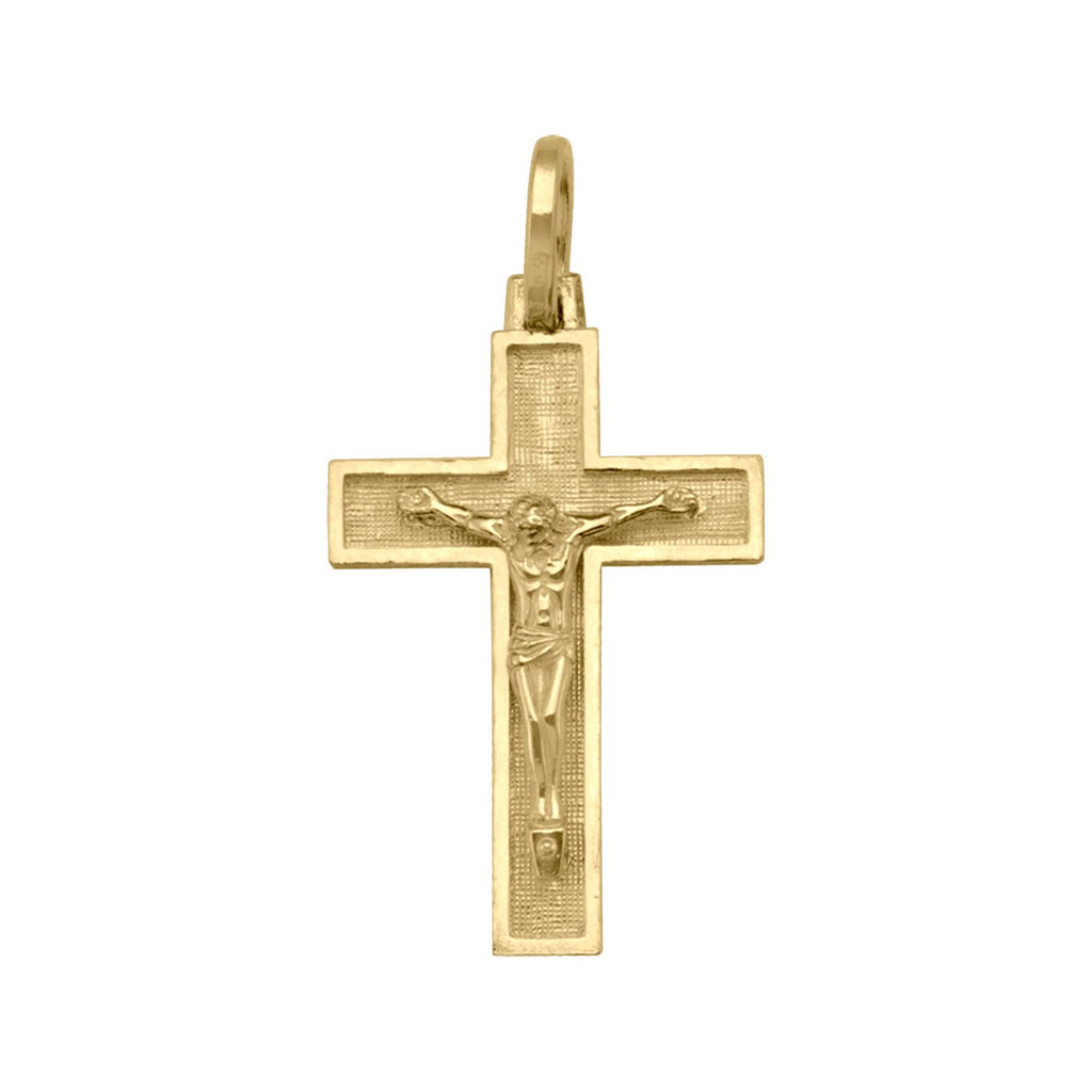 Yellow Gold Eastern Orthodox Religious Cross Pendant – Boulevard