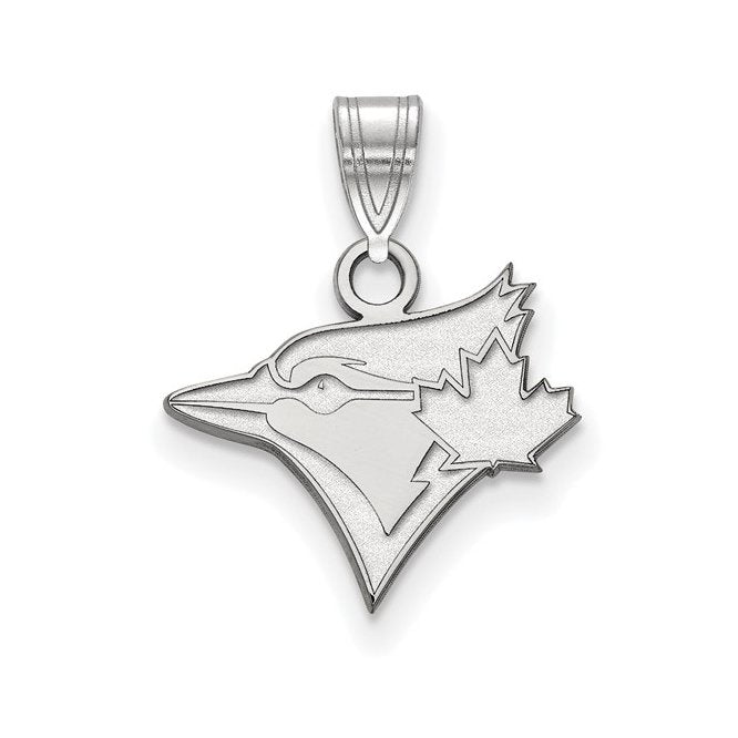 Toronto Blue Jays Pendant, 14K White - The GLD Shop