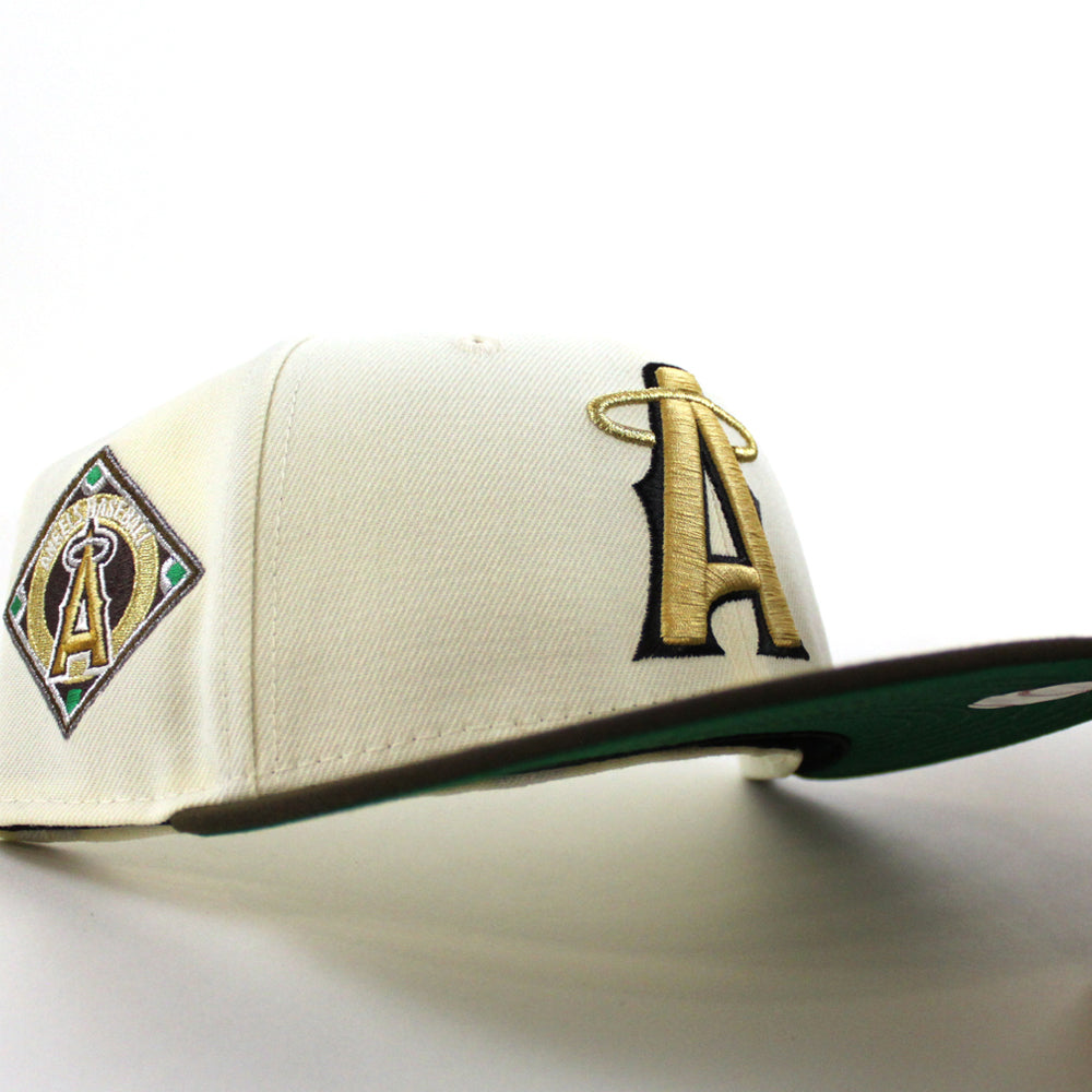 Anaheim Angels 50th Anniversary New Era 59Fifty Fitted Hat (GITD White –  ECAPCITY