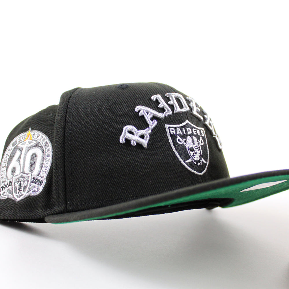 Las Vegas Super Bowl Raiders New Era 59FIFTY Fitted Hat (Team Color Gray Under BRIM) 7 3/8