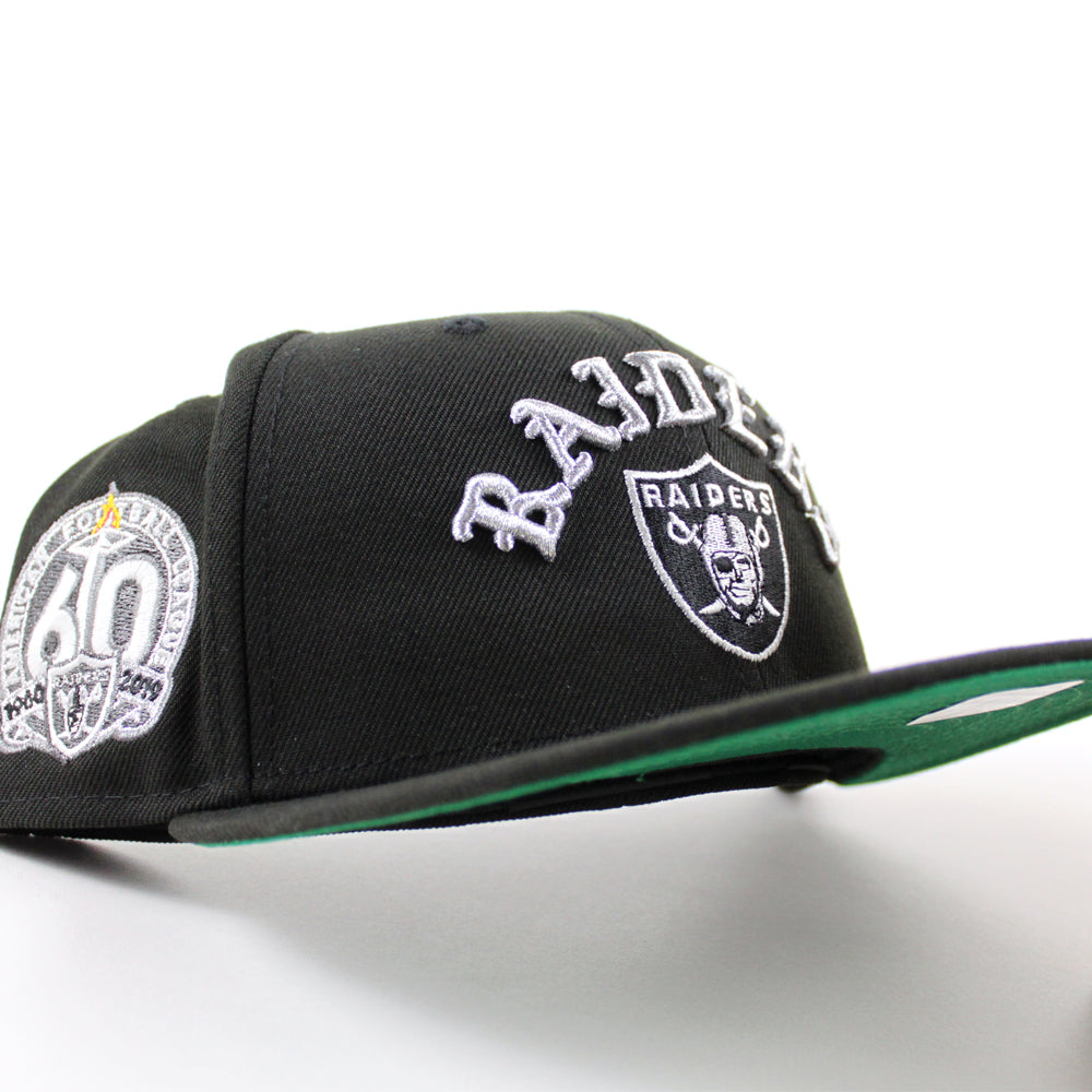 Las Vegas Raiders Brown Harvest 50th Patch Gray UV 59FIFTY