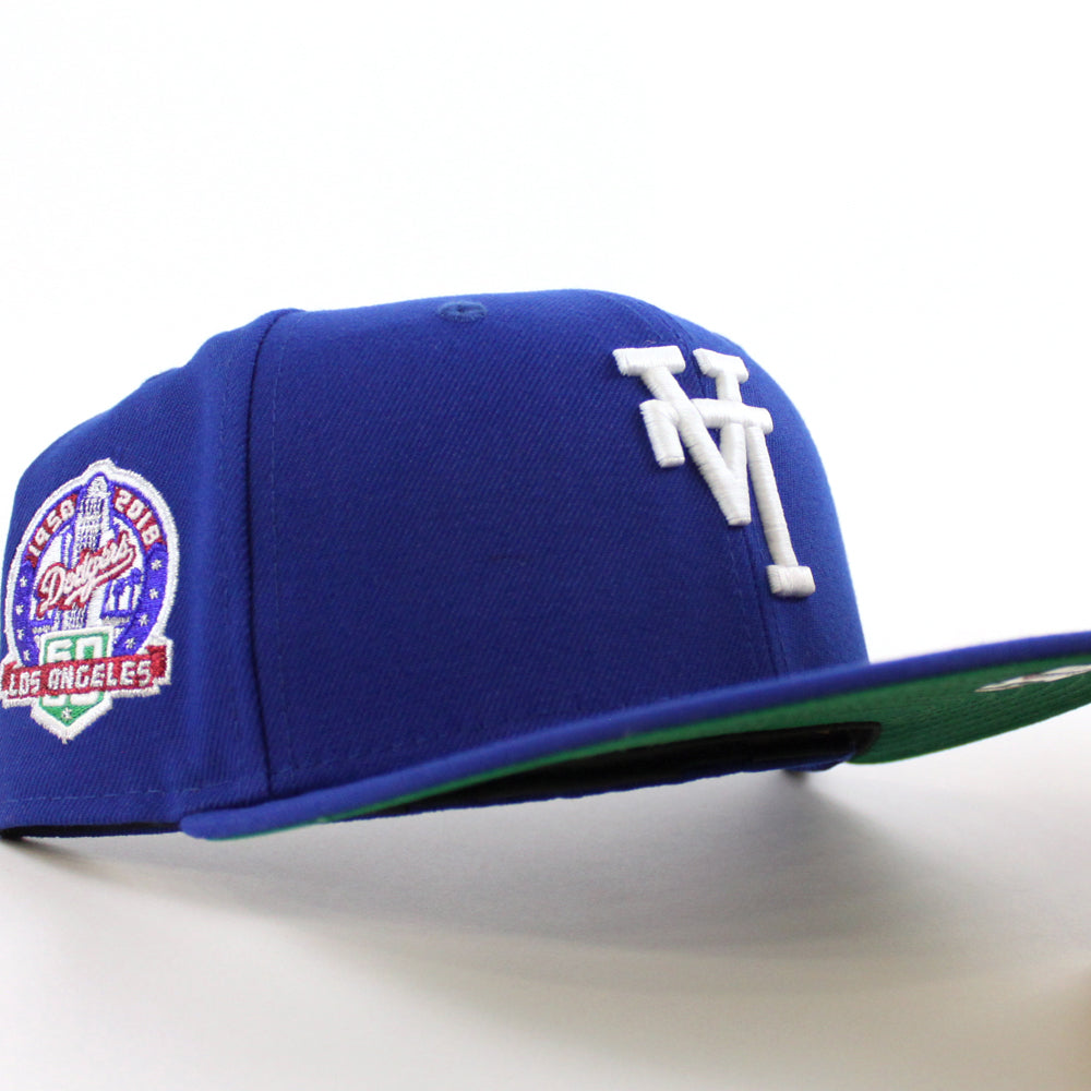 Los Angeles Dodgers 1988 World Serie New Era 59FIFTY Fitted Hat (Gray Under BRIM) - La Dodgers Side Patch Fitteds - Custom 59FIFTY Caps 7 3/8