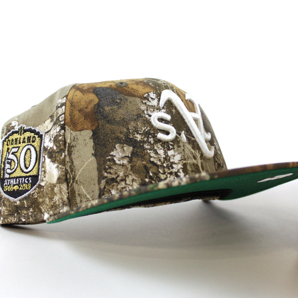 Texas Rangers New Era Chrome Serape Under Visor 59FIFTY Fitted Hat - Cream