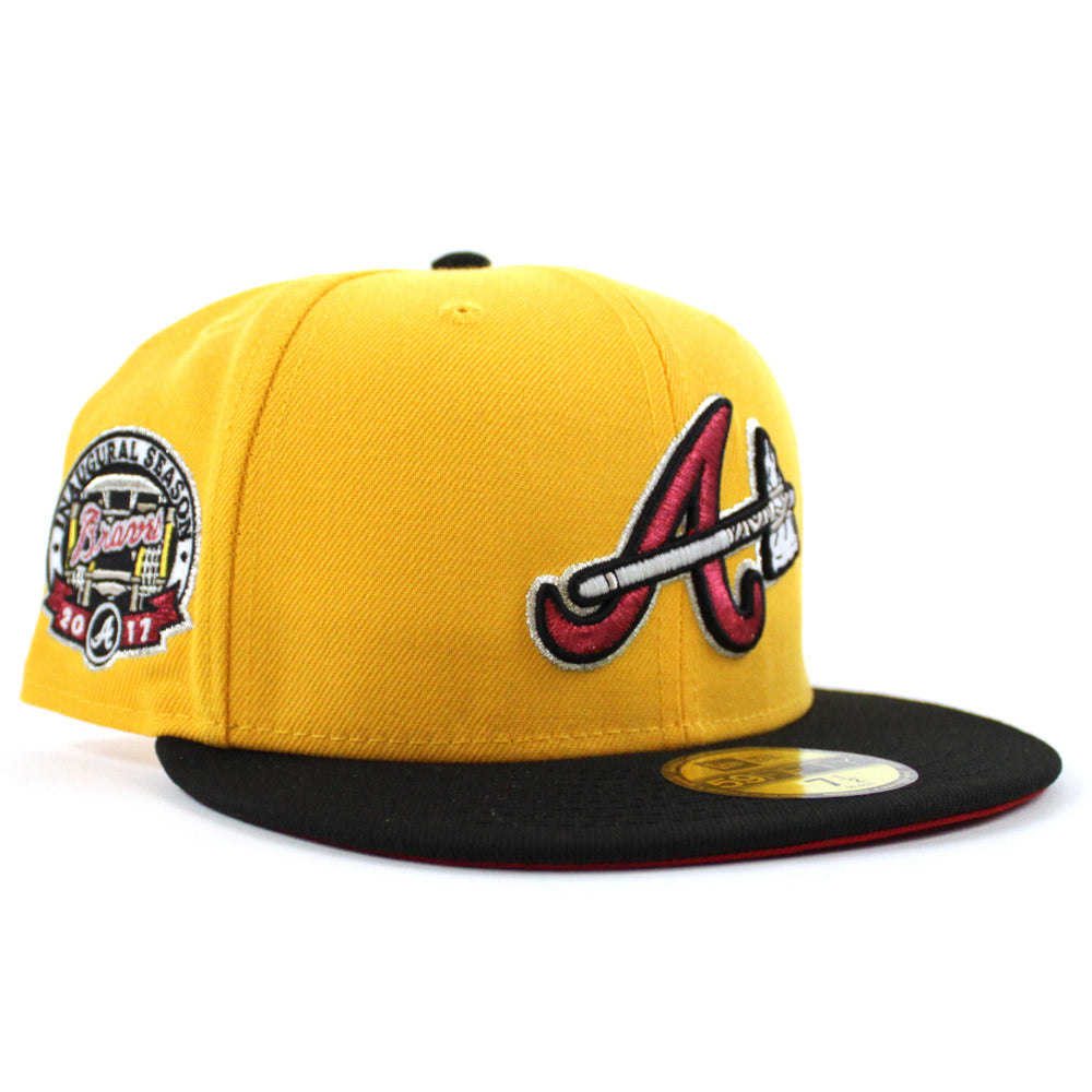 Atlanta Braves Inaugural Season 2017 New Era 59Fifty Fitted Hat (GITD ...