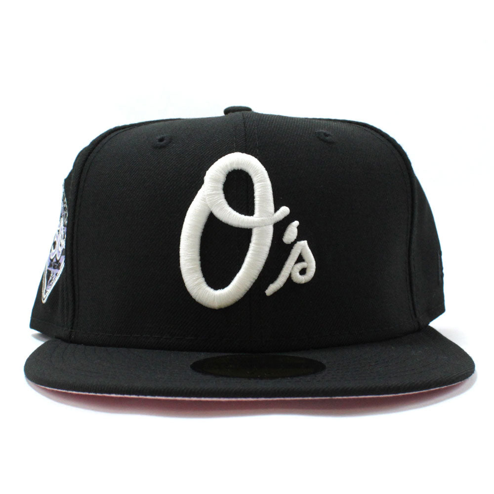 Baltimore Orioles 50TH Anniversary 59Fifty New Era Fitted Hat (GITD Bl –  ECAPCITY