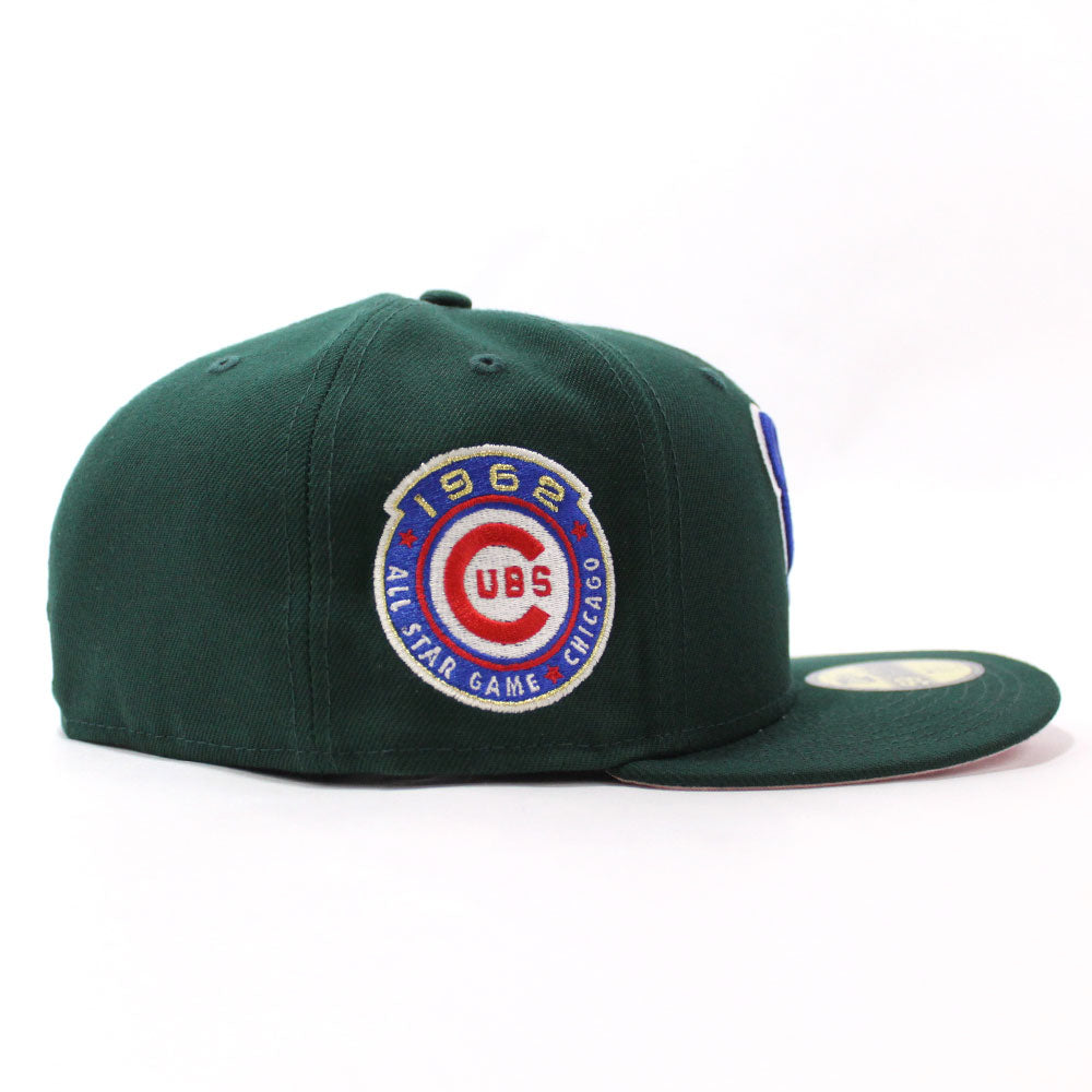 Chicago Cubs 1962 All Star Game New Era 59Fifty Fitted Hat (Dark Green