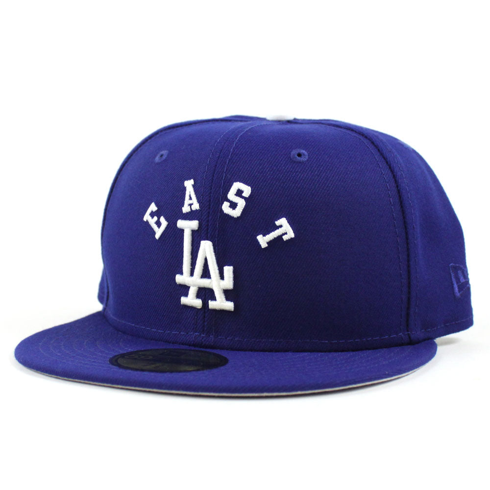 East Los Angeles Dodgers New Era 59Fifty Fitted Hat (Grey Under Brim ...