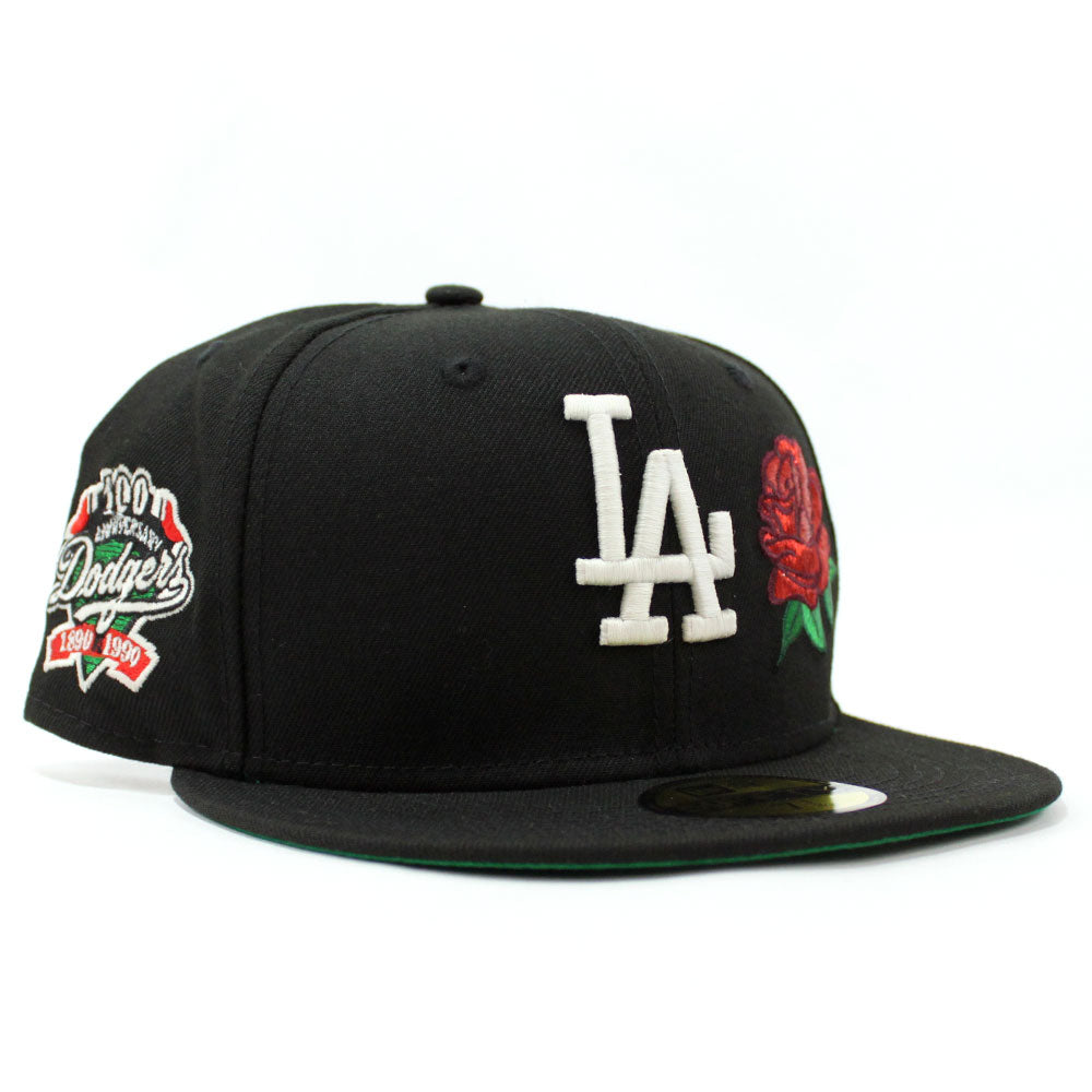 Los Angeles Dodgers 100 Anniversary New Era 59Fifty Fitted Hat (Glow i ...