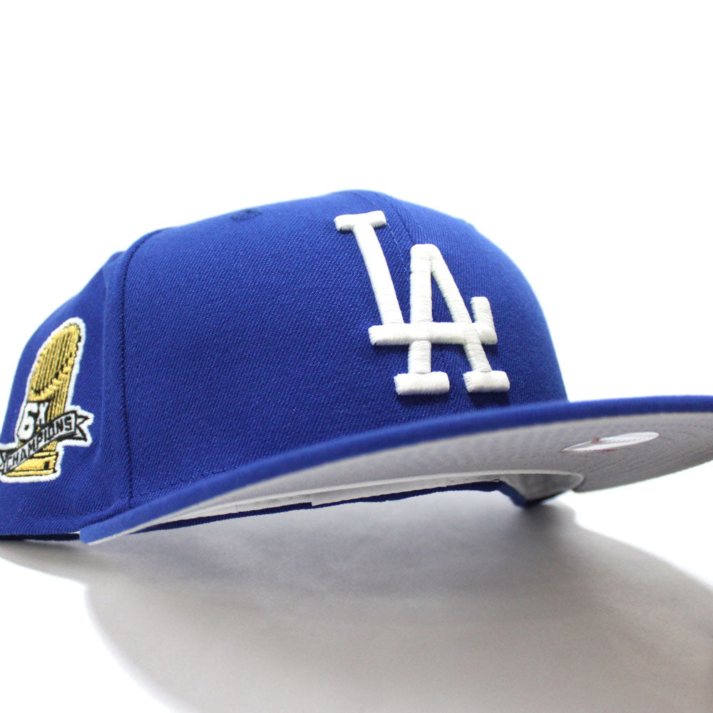 Los Angeles Dodgers 6X Championships New Era 59Fifty Fitted Hat (Glow ...